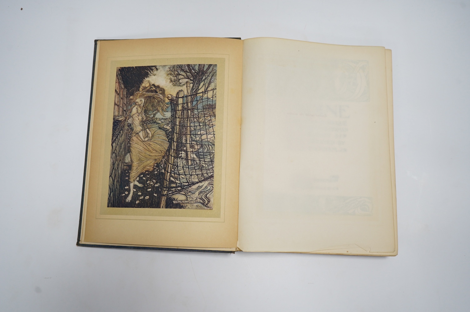 The Rubaiyat of Omar Khayyam. Illustrated by Ronald Balfour. new edition. pictorial title (printed in green and black), 6 coloured and mounted plates, 33 other plates (14 part coloured), text illus. and decorations; orig